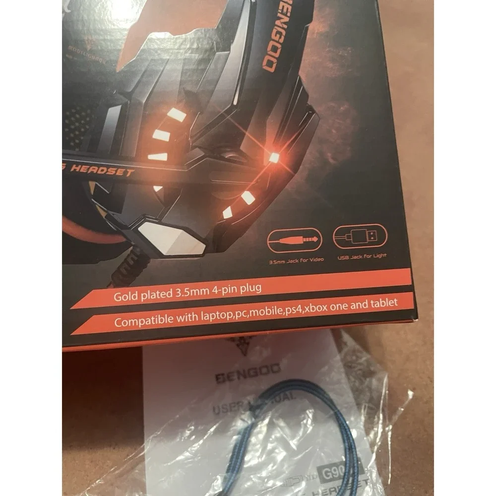 BENGOO Stereo Pro Gaming Headset for PS4, PC, Xbox One Controller, Noise Cancell